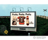 Blair Line 2433 Laser-Cut Wood Billboards (1 Billboard Frame Lamp Shades & Two Signs) -- Pole