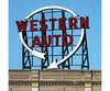 Blair Line 2501 Laser-Cut Wood Billboard Kits - Large For Ho S & O -- Western Auto 3-3/4 X 3 9.5