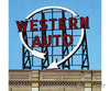 Blair Line 2501 Laser-Cut Wood Billboard Kits - Large For Ho S & O -- Western Auto 3-3/4 X 3 9.5