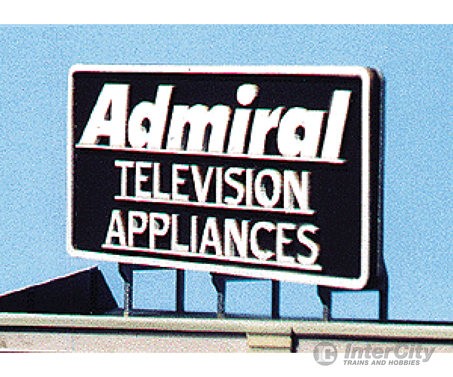 Blair Line 2506 Laser-Cut Wood Billboard Kits - Large For Ho S & O -- Admiral Television Appliances