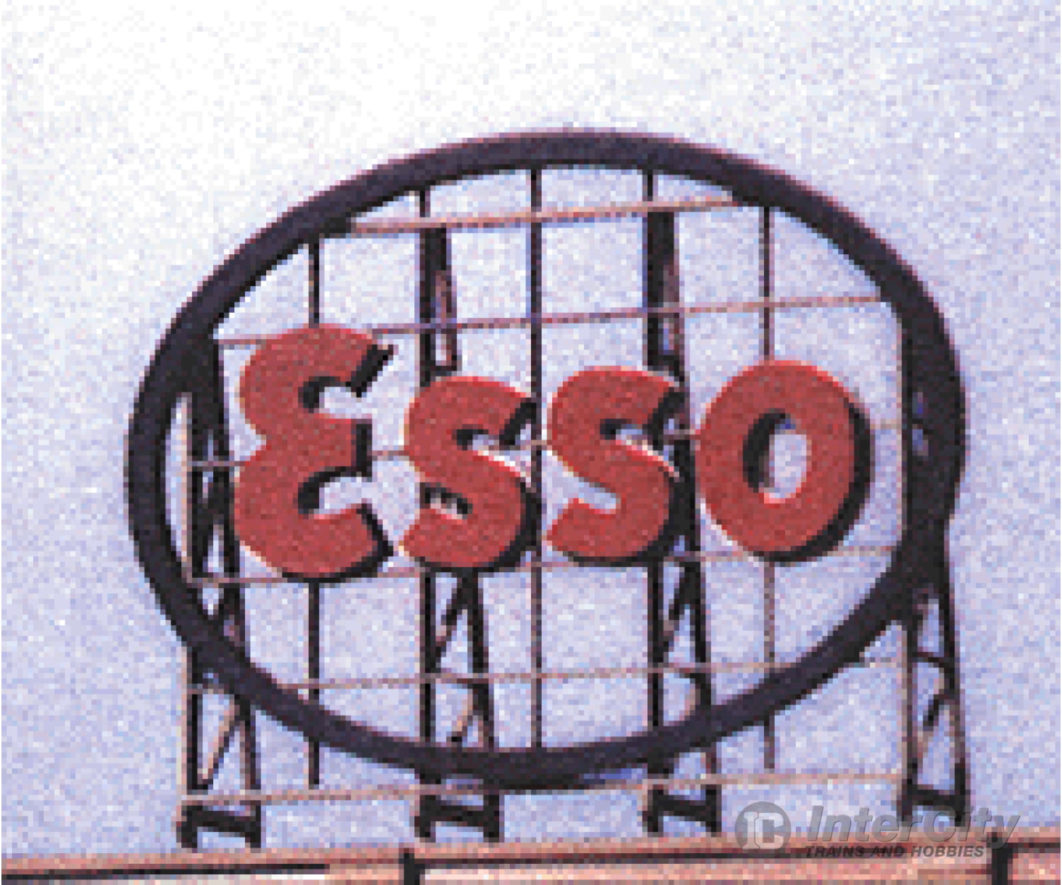 Blair Line 2510 Laser-Cut Wood Billboard Kits - Large For Ho S & O -- Esso 3-25/64 X 3 8.4 7.5Cm