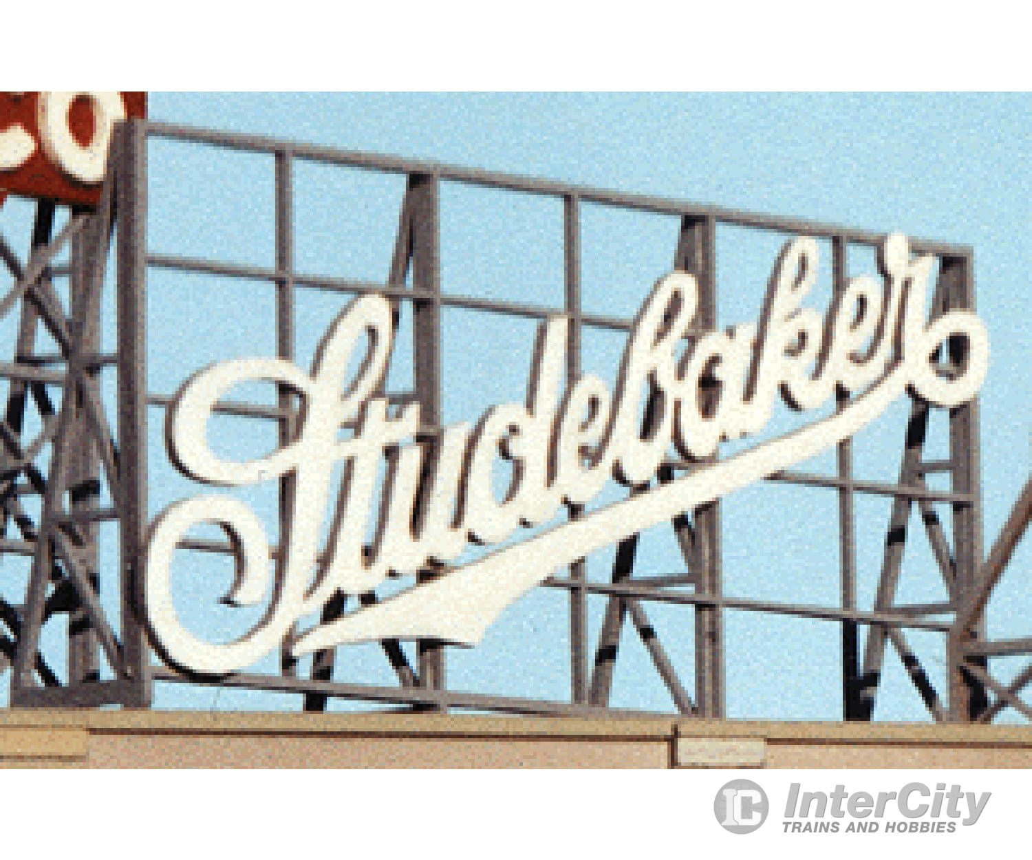 Blair Line 2513 Laser-Cut Wood Billboard Kits - Large For Ho S & O -- Studebaker 4.2 Wide X 2.25