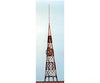 Blair Line 2516 Tv Broadcast Tower -- Kit - 1-1/2 X 12 3.8 30.5Cm Scenery Details