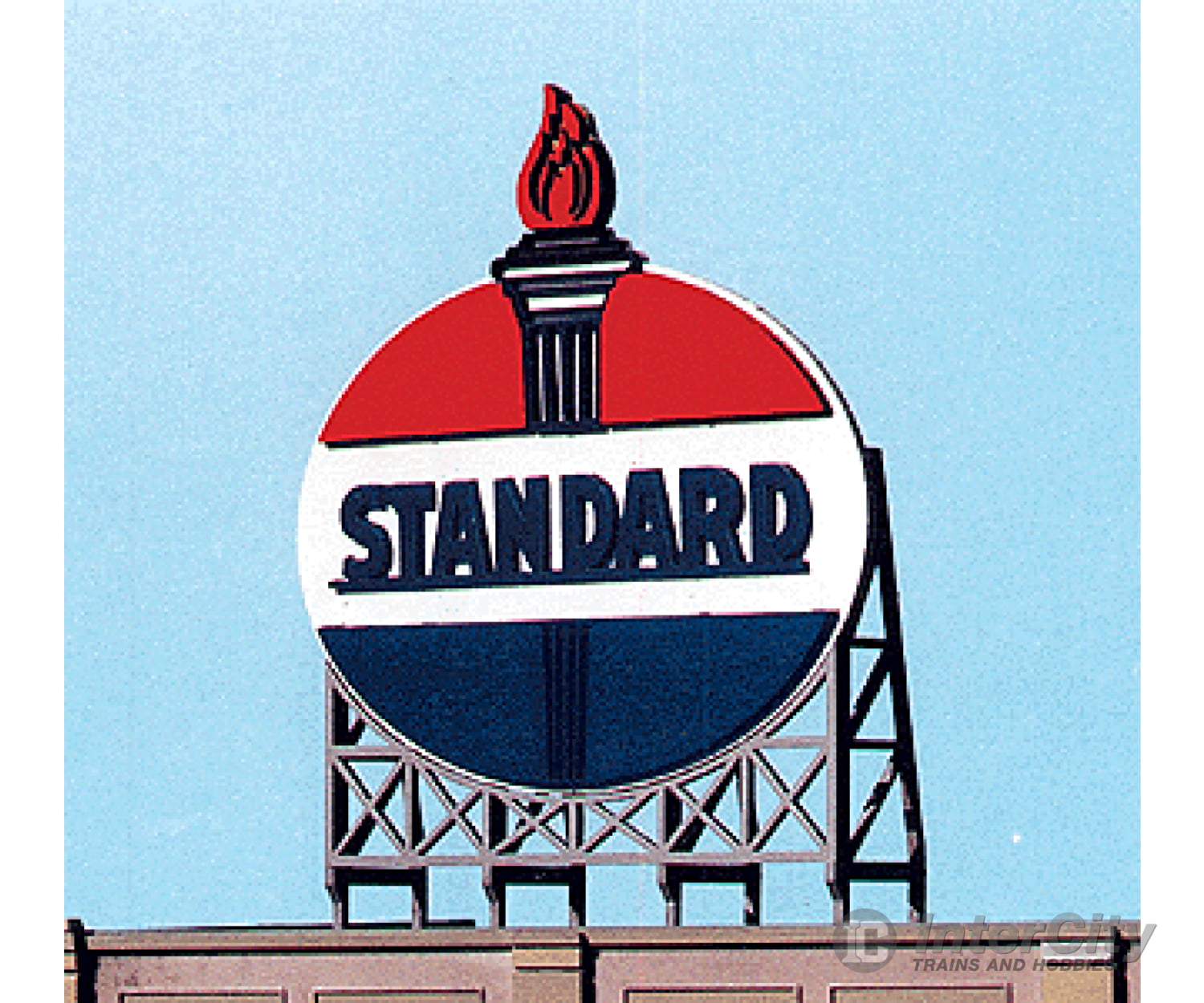 Blair Line 2522 Laser-Cut Wood Billboard Kits - Large For Ho S & O -- Standard Oil 3.10 X 3.75