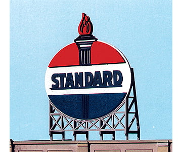 Blair Line 2522 Laser-Cut Wood Billboard Kits - Large For Ho S & O -- Standard Oil 3.10 X 3.75