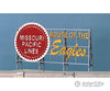 Blair Line 2530 Laser-Cut Wood Billboard Kits - Large For Ho S & O -- Missouri Pacific Lines Route