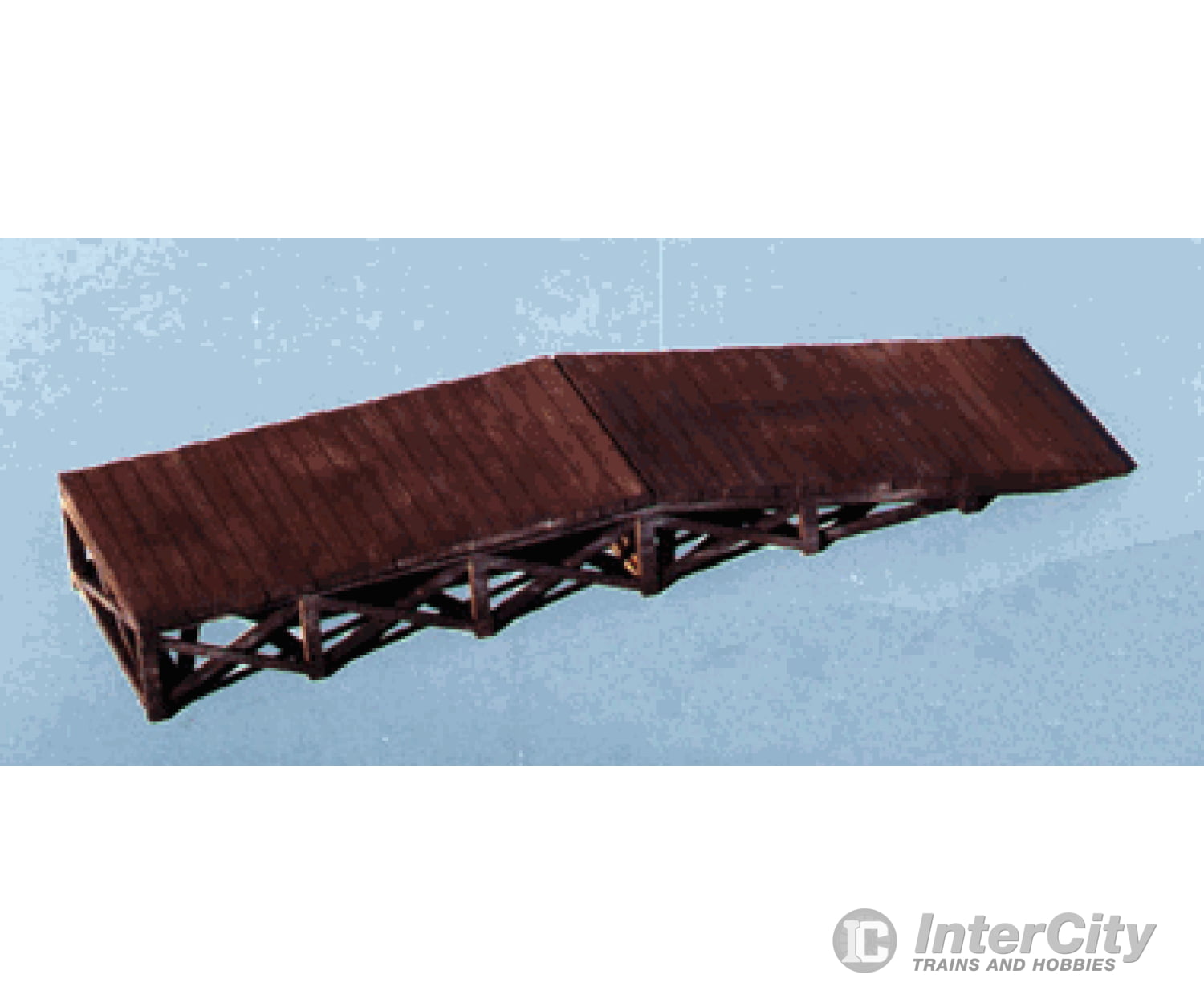 Blair Line 374 Laser-Cut Wooden Loading Ramp -- 2-1/4 X 5/8 5.6 1.5Cm Structures