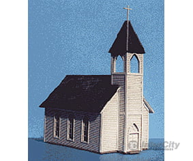 Blair Line 69 Church -- Kit - 3 X 1-7/8 4 7.5 4.6 10Cm Structures