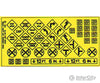 Blair Line 7 Highway Signs -- Warning #3 1948-Present (Black Yellow) Scenery Details