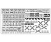 Blair Line 102 Highway Signs -- Regulatory #1 1950S-Present (Black White) Scenery Details