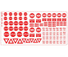 Blair Line 103 Highway Signs -- Regulatory #2 1930-Present (Red White) Scenery Details