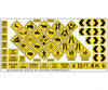 Blair Line 105 Highway Signs -- Warning #1 1971-Present (Black Yellow) Scenery Details