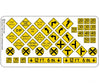 Blair Line 107 Highway Signs -- Warning #3 1948-Present (Black Yellow) Scenery Details