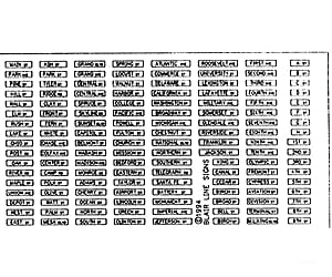 Blair Line 109 Highway Signs -- Street (Black White) Pkg(138) Scenery Details