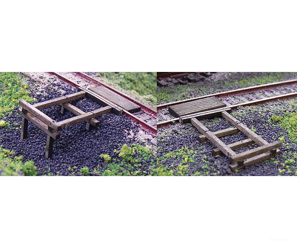 Blair Line 124 Handcar Set-Off - Kit (Laser Cut Wood) -- 1 X 11/16 2.5 1.8Cm Pkg(3) Track