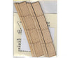 Blair Line 129 Laser-Cut Curved 2-Lane Wood Grade Crossing Pkg(2) -- 30 Radius Track Accessories