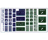 Blair Line 146 Highway Signs -- Freeway & Symbol 1971-Present (Blue Green White) Scenery Details
