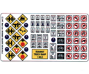 Blair Line 147 Highway Signs -- Modern Traffic (1971-Present Full-Color) Scenery Details