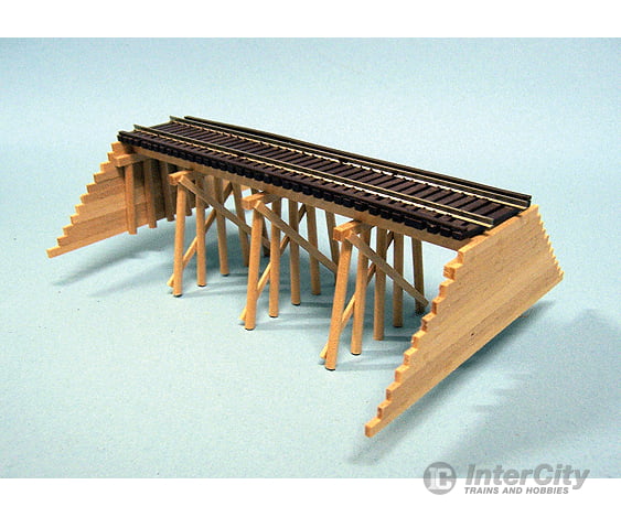 Blair Line Ho 167 Common Pile Trestle -- Build Straight Or Curved - Kit 6 X 2 High 15 5Cm Tunnels &