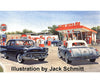 Blair Line 187 Clark Oil Gas Station -- Kit - 4 X 3 10 7.5Cm Structures