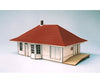 Blair Line 188 Leeton Depot (Laser-Cut Wood Kit) -- Main Building: 3-5/16 X 5-1/2 8.4 14Cm; Ramp: 1