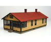 Blair Line 194 Santa Fe 6-Room Section House -- Kit - 6-3/4 X 3-27/64 16.9 8.6Cm Structures