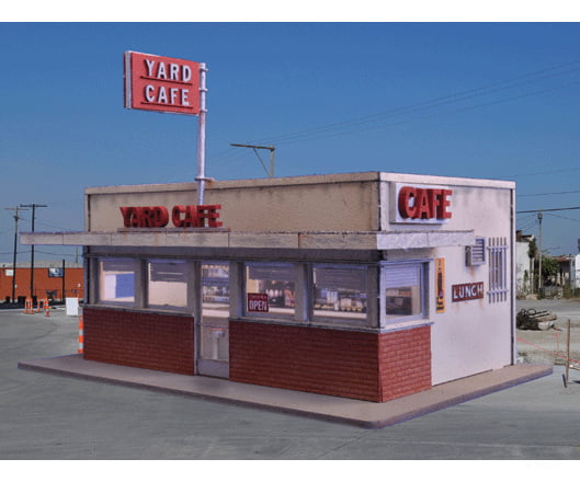 Blair Line 2006 Yard Cafe -- Kit - 4-3/4 X 3-1/4 12.1 8.3Cm Structures