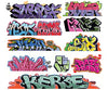 Blair Line 2257 Graffiti Decals Mega Set -- #8 Pkg(11)