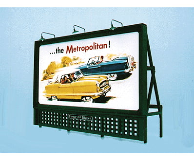 Blair Line 2431 Laser-Cut Wood Billboards (1 Billboard Frame Lamp Shades & Two Signs) -- Lattice