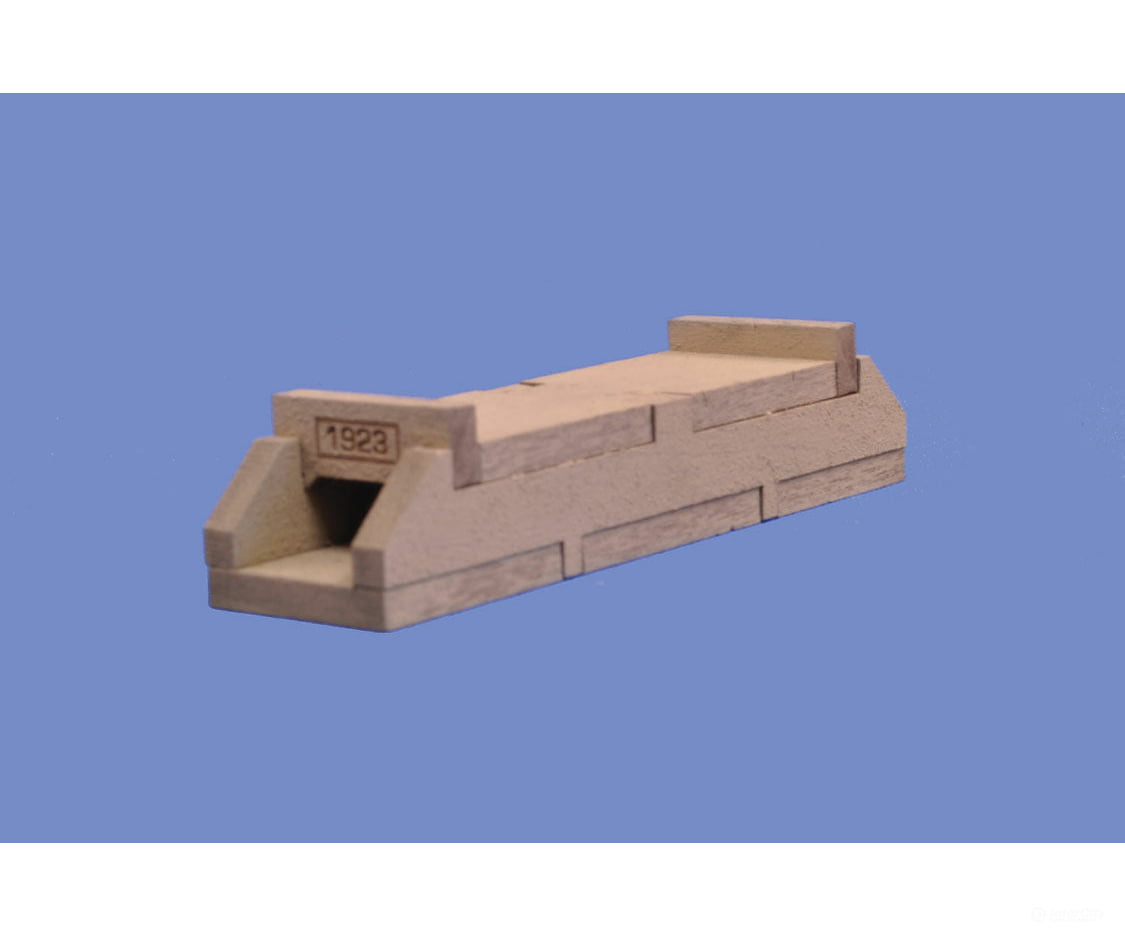 Blair Line 2808 Concrete Box Culvert -- 2-7/8 X 3/4 1/2 7.3 1.9 1.3Cm Scenery Details