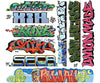 Blair Line 1260 Mega Set Modern Tagger Graffiti Decals -- #11 Pkg(9)
