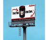 Blair Line 1434 Laser-Cut Wood Billboards (1 Billboard Frame Lamp Shades & Two Signs) -- Pylon 1960S