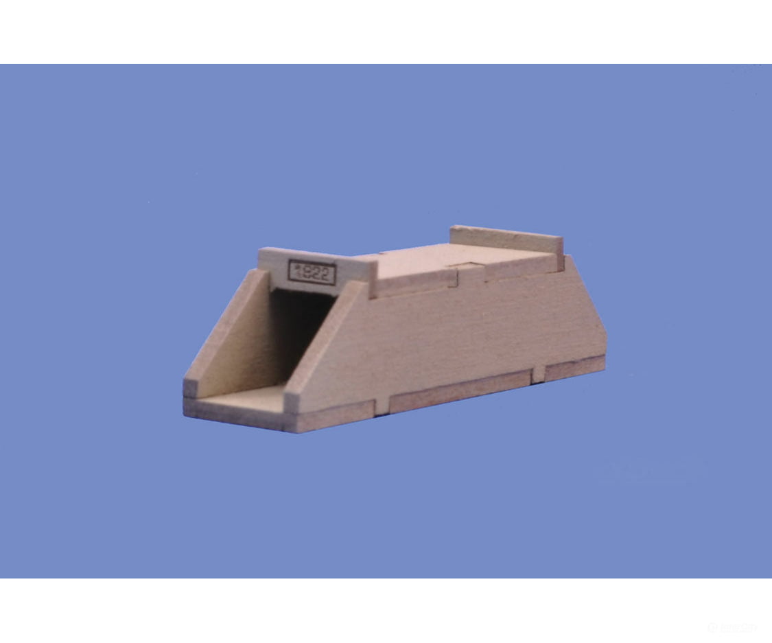Blair Line 1808 Concrete Box Culvert -- 2-3/16 X 1/2 5.6 1.3 1.3Cm Scenery Details