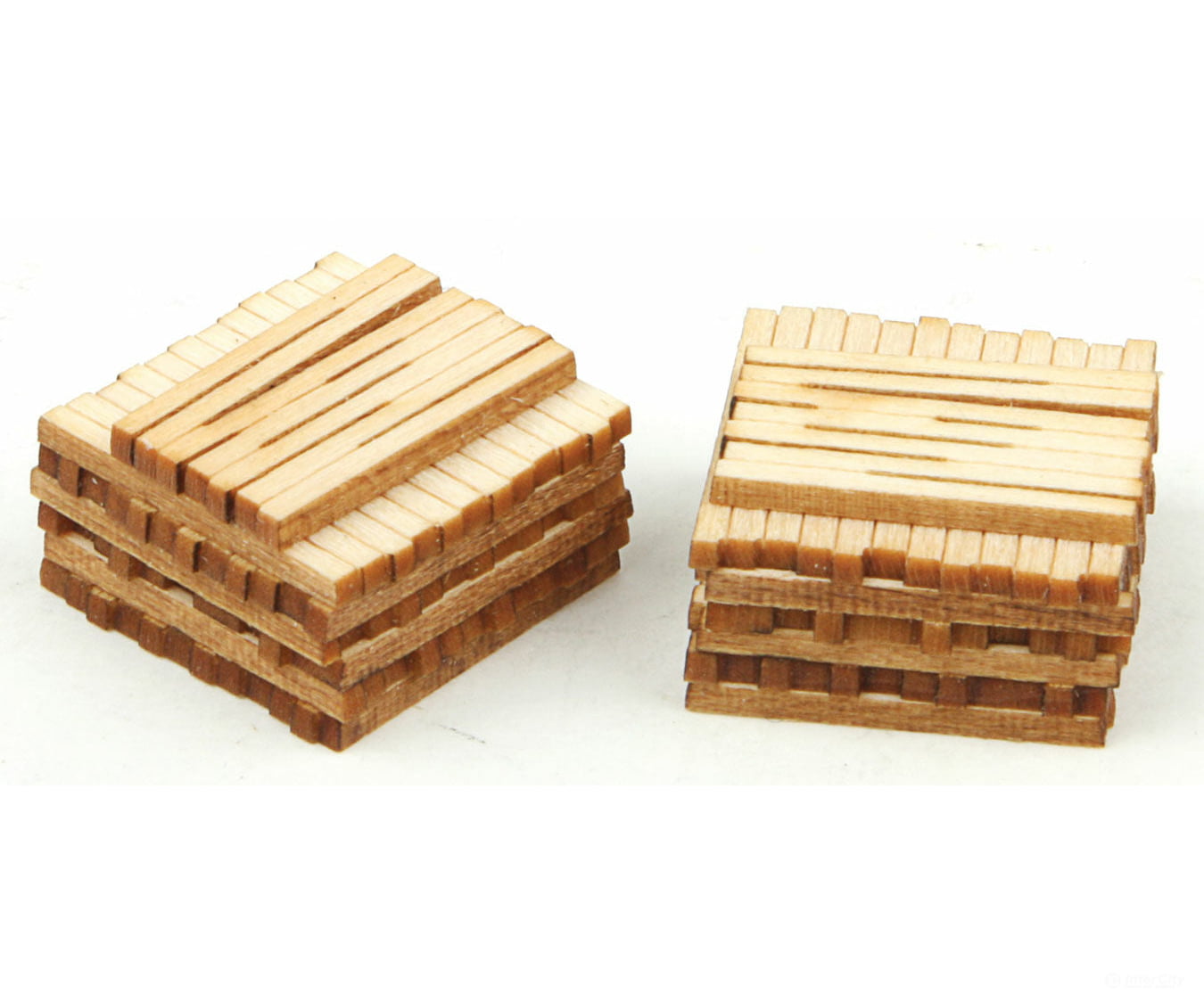 Blair Line 1812 Pile O Ties - Assembled -- Unstained Pkg(2) Scenery Details
