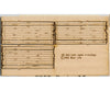 Blair Line 19 Wood Grade Crossing - Kit (Laser-Cut Wood) -- Rough-Cut One Lane Pkg(3) 29/32 Long