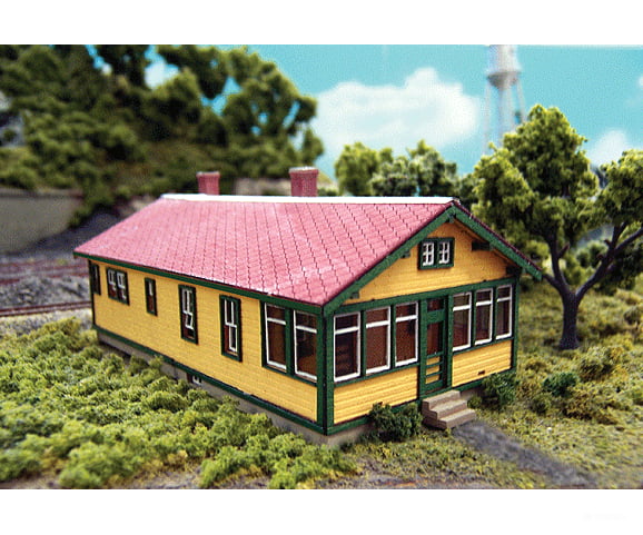 Blair Line 94 Laser-Cut Structure Kits -- Santa Fe 6-Room Section House Structures