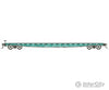 Blma Models N 17027 Gsc 60 Flatcar - Ready To Run -- Great Northern #160007 (Jade Green White)