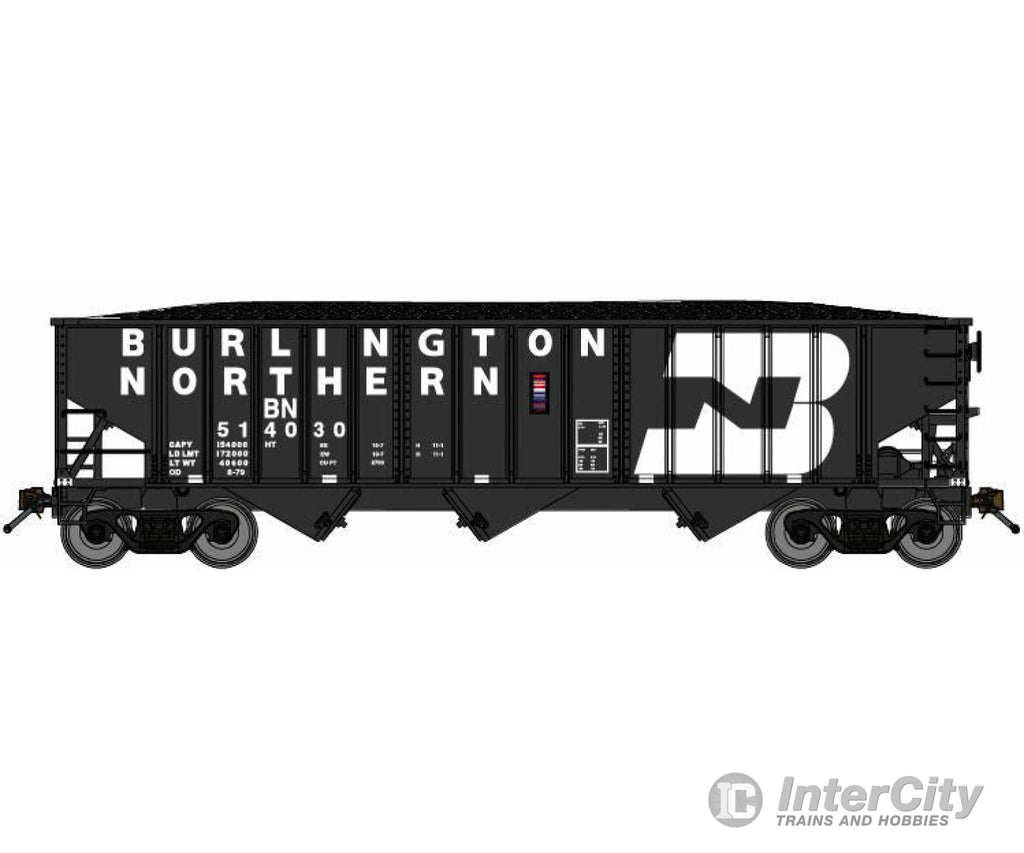 Bluford Shops N 14371 Bn 14-Panel Rib Side Hopper 2Nd Run Freight Cars