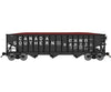 Bluford Shops N 14691 70-Ton 3-Bay 14-Panel Hopper w/Load - Canada Southern #906545 (Version 2 black Billboard