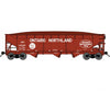 Bluford Shops N 73862 Ontario Northland 2-Pack Of Offset Side Hoppers Freight Cars