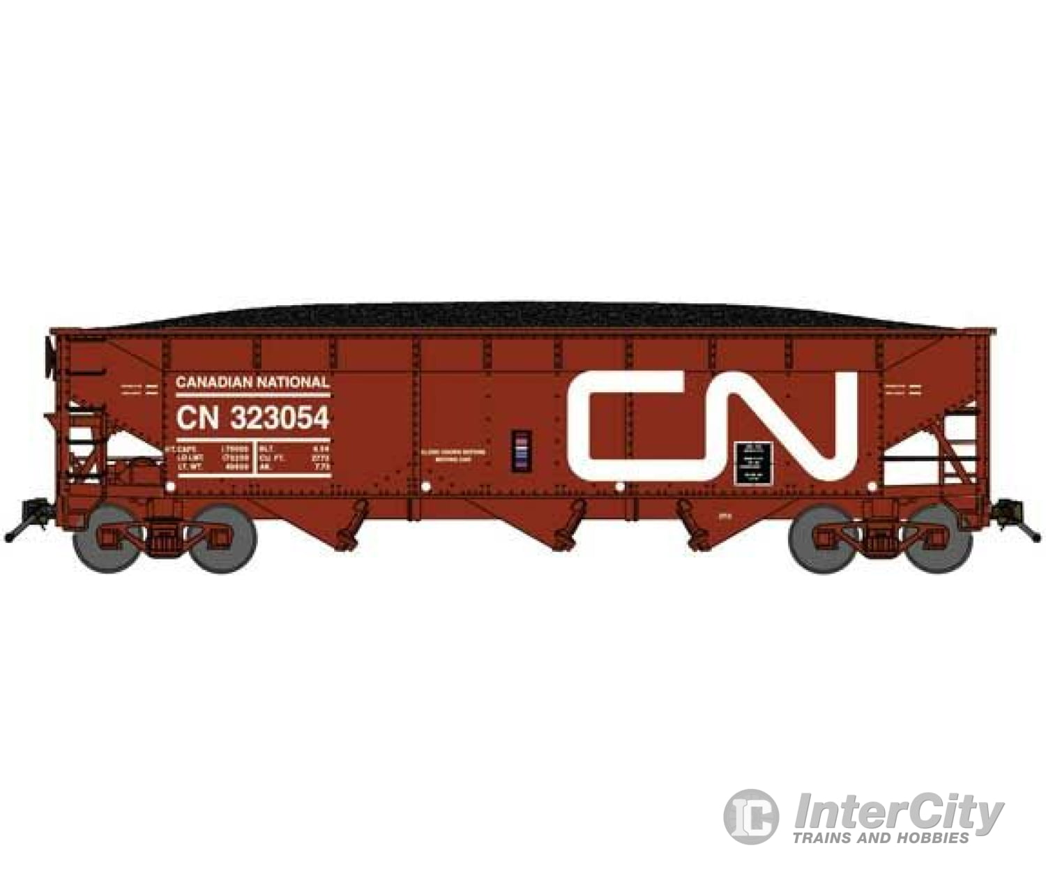 Bluford Shops N 73932 Cnr (Noodle) 2-Pack Of Offset Side Hoppers Freight Cars