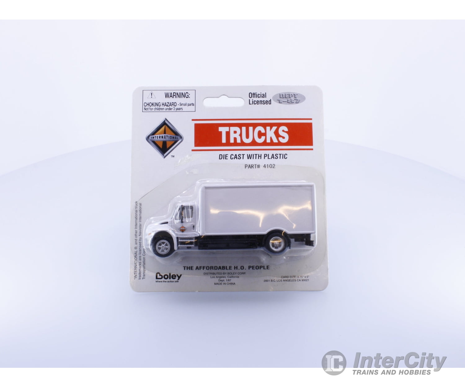 Boley 4102-77 HO International 5 Ton Box Truck Cars & Trucks