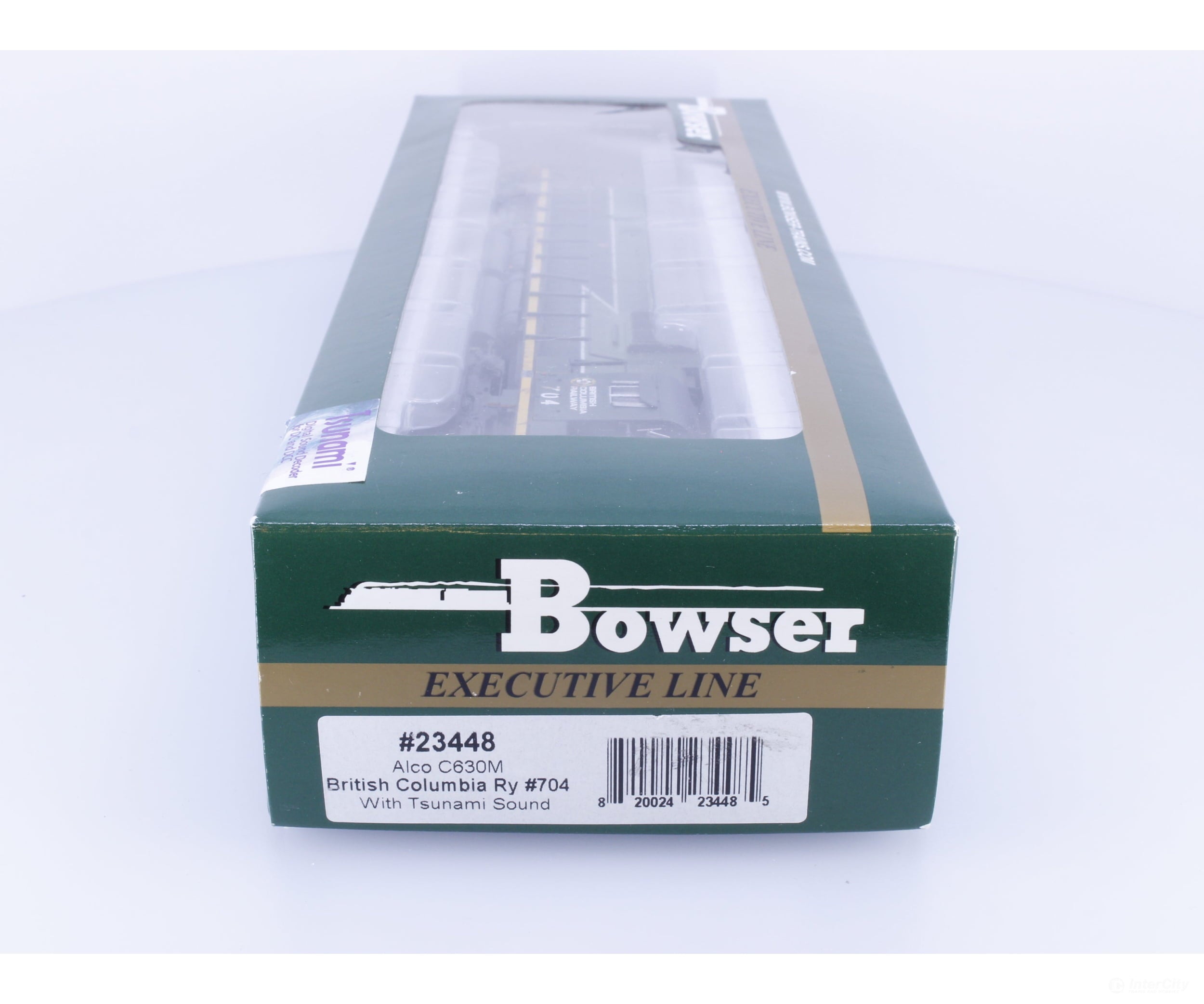 Bowser 23448 HO Alco C630M Diesel Locomotive Lightly Weathered BC Rail (BCOL) 704 DCC & Tsunami Sound Locomotives