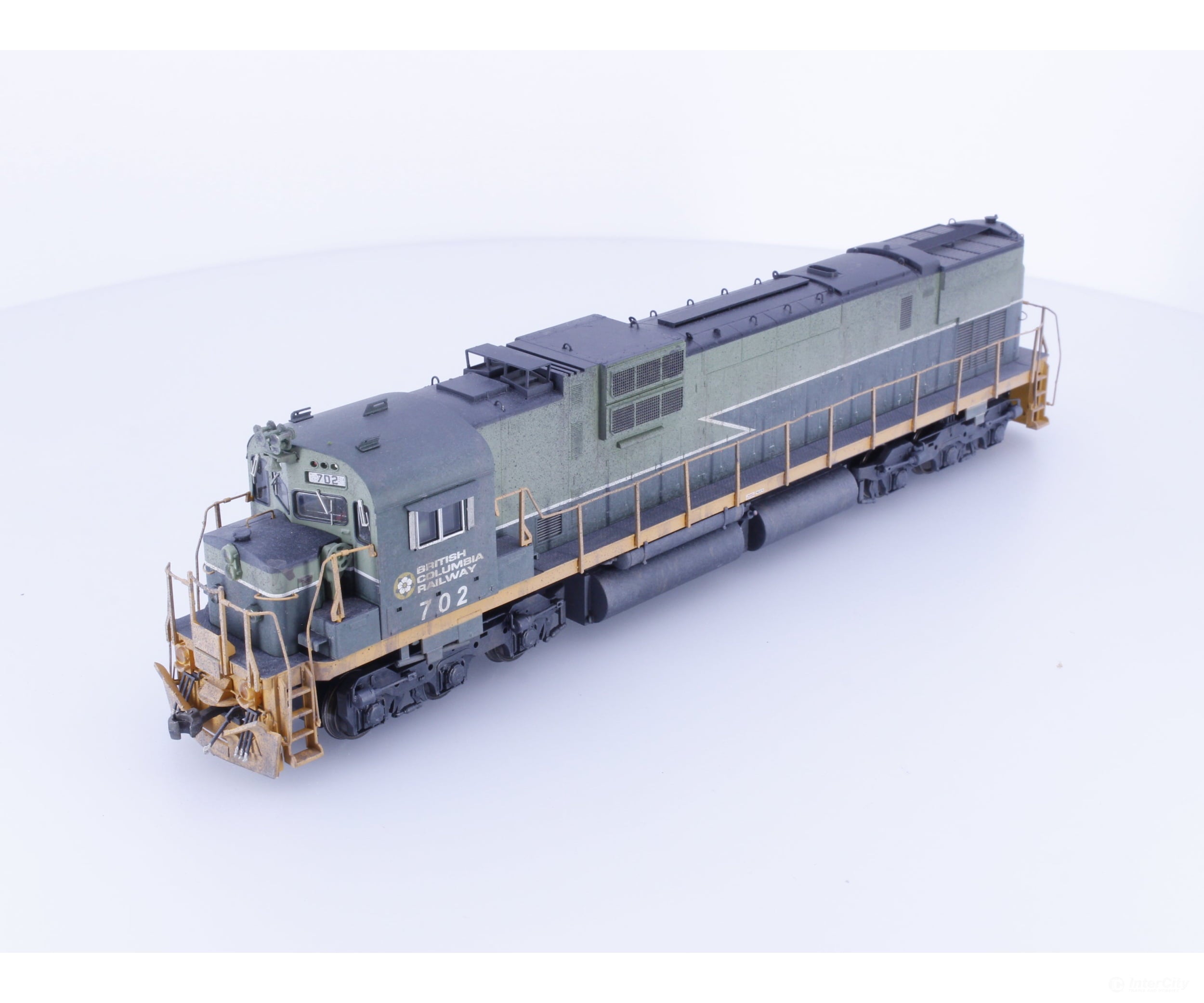 Bowser 23743 HO MLW C630M Diesel Locomotive Medium Prof. Weathering Factory Tsunami Sound BC Rail (BCOL) 702 DCC &