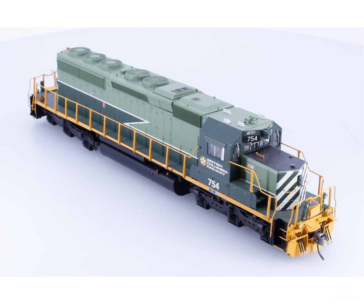 Bowser 24125 HO GMD SD40-2 Diesel Locomotive BC Rail (BCOL) 754 DCC - Locomotives