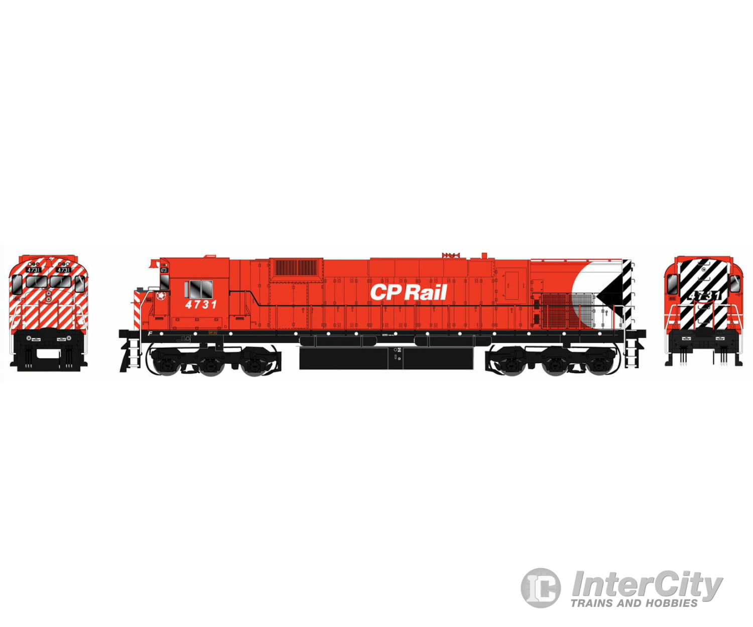 Bowser 24279 Ho Mlw M636 W/Loksound & Dcc - Executive Line -- Canadian Pacific #4734 (Action Red 5