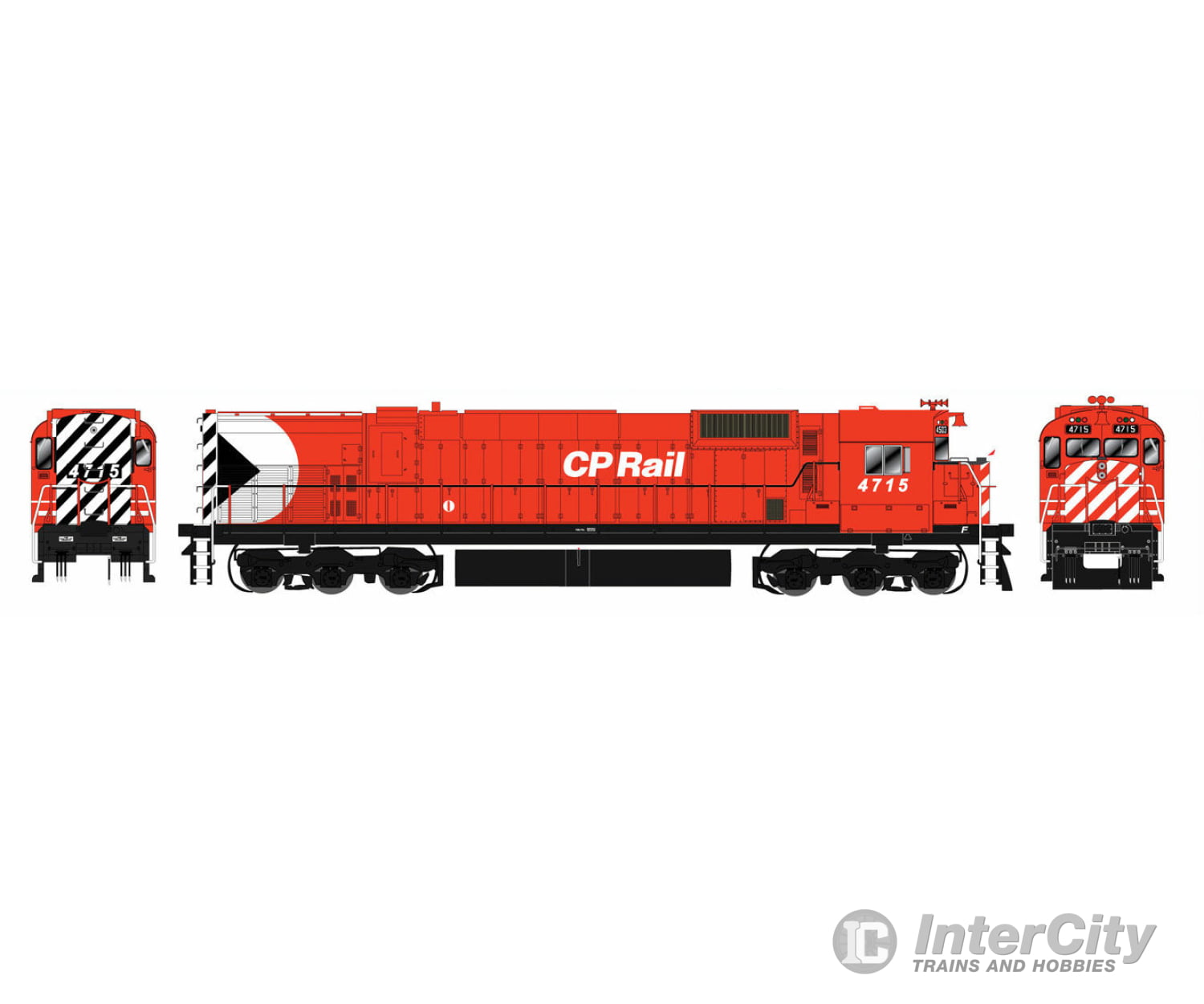 Bowser 24297 Ho Mlw M636 W/Loksound & Dcc - Executive Line -- Canadian Pacific #4715 (Action Red 8