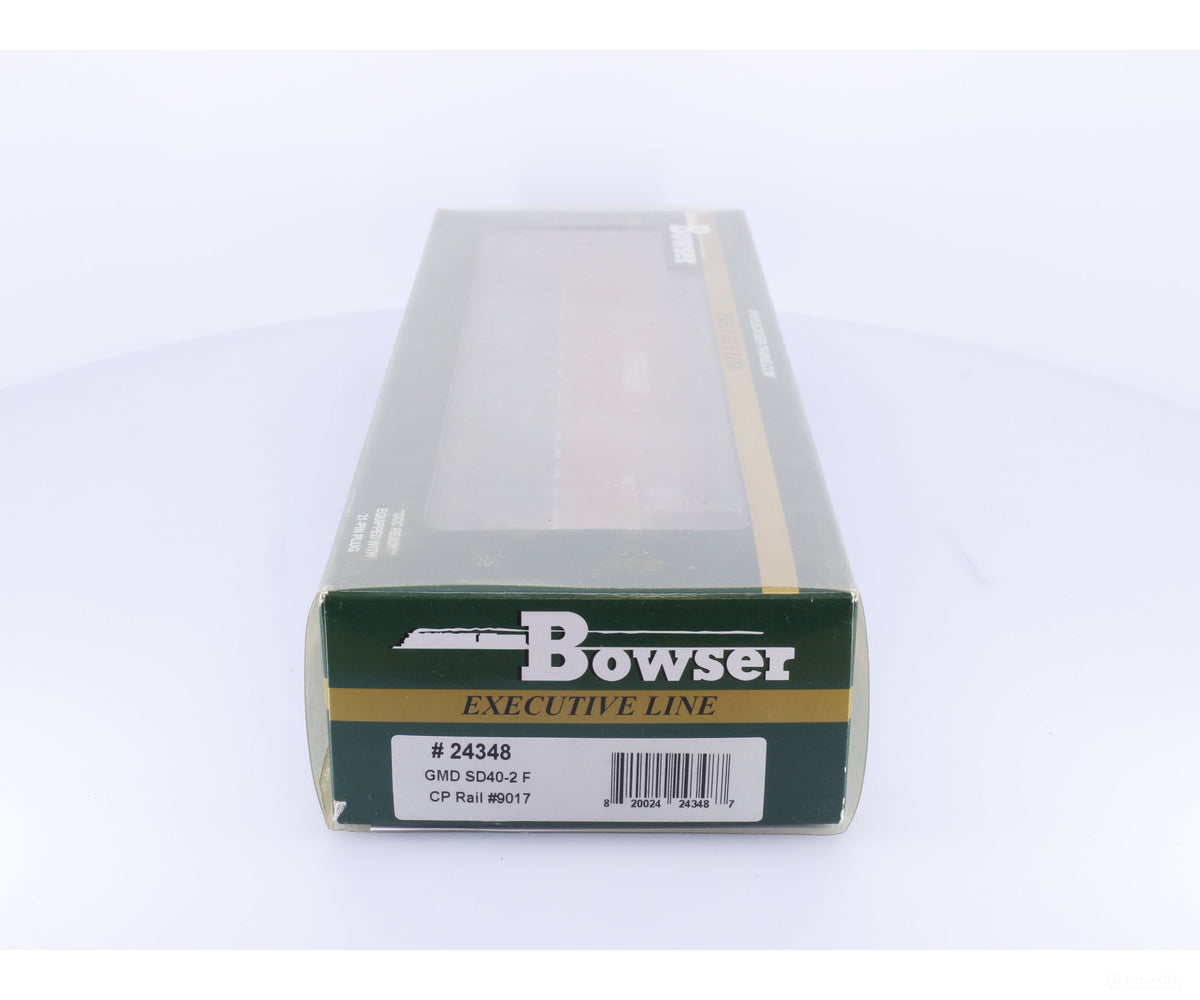 Bowser 24348 HO GMD SD40-2 F Diesel Locomotive Canadian Pacific (CP) 9017 DCC Ready - Locomotives