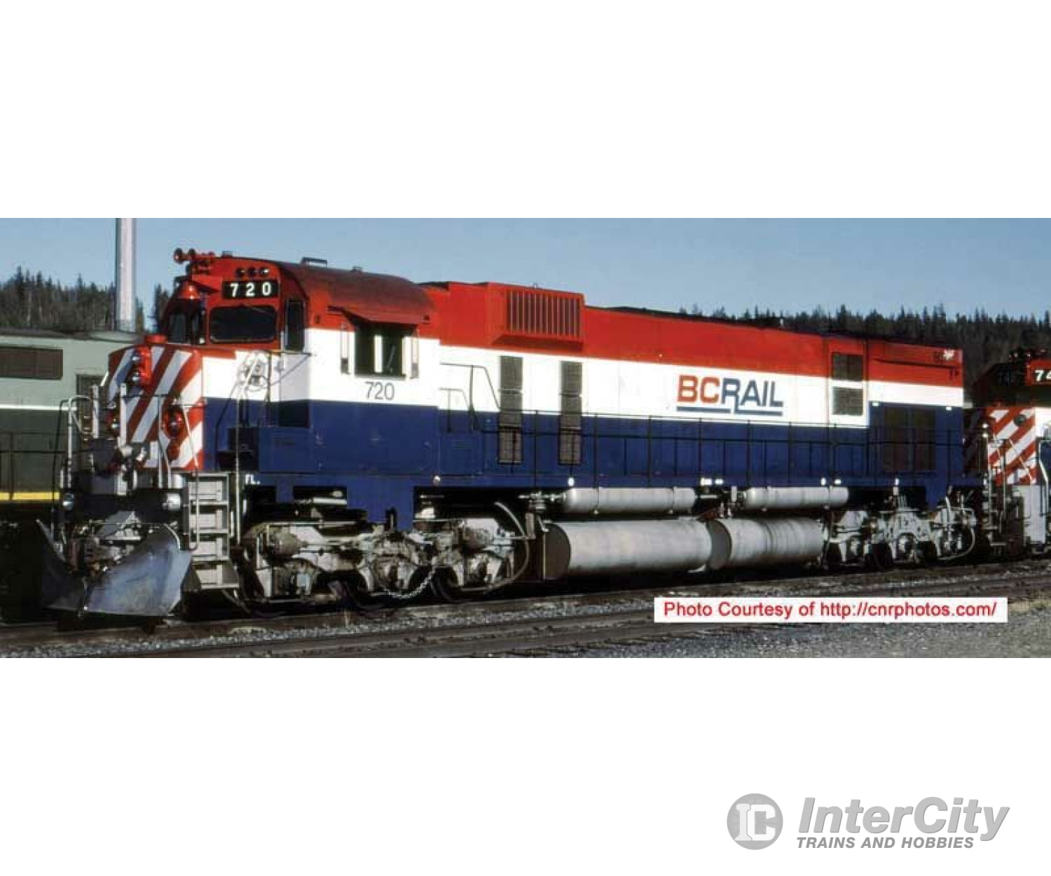 Bowser 24874 Ho Montreal Locomotive Works M630 - Loksound & Dcc Executive Line -- Bc Rail 720 (Red