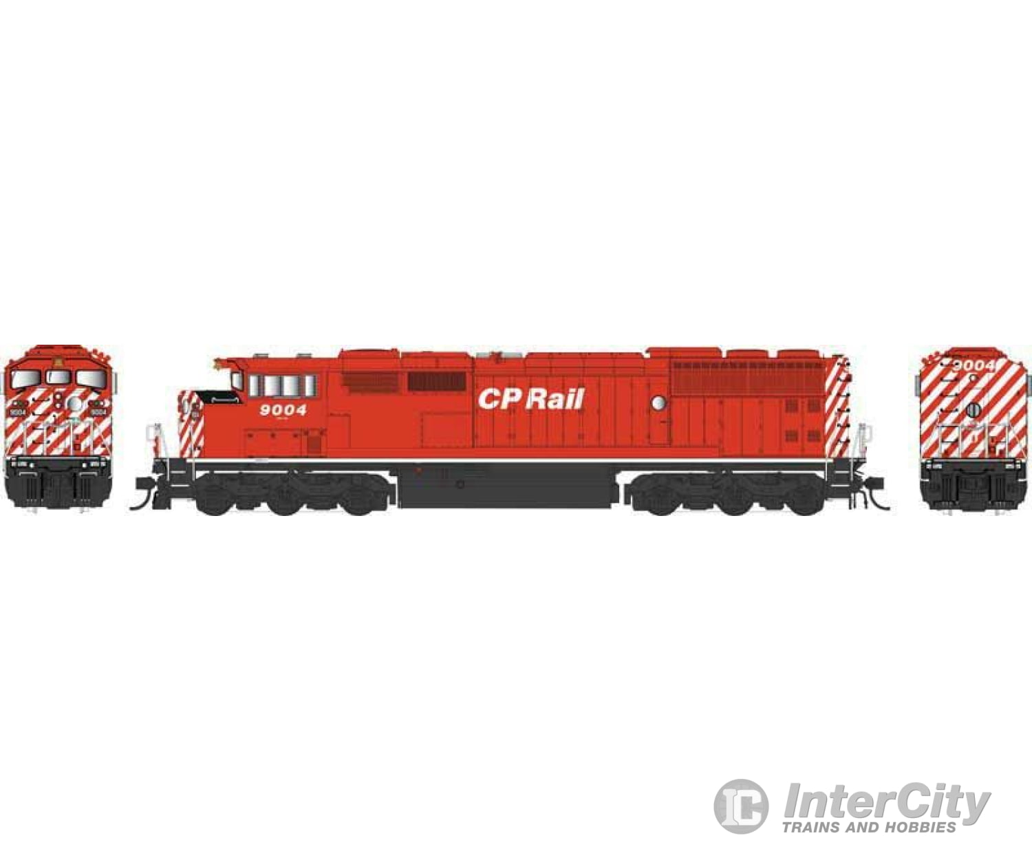 Bowser 25000 Ho Gmd Sd40-2F - Loksound & Dcc Executive Line -- Canadian Pacific #9004 (Action Red